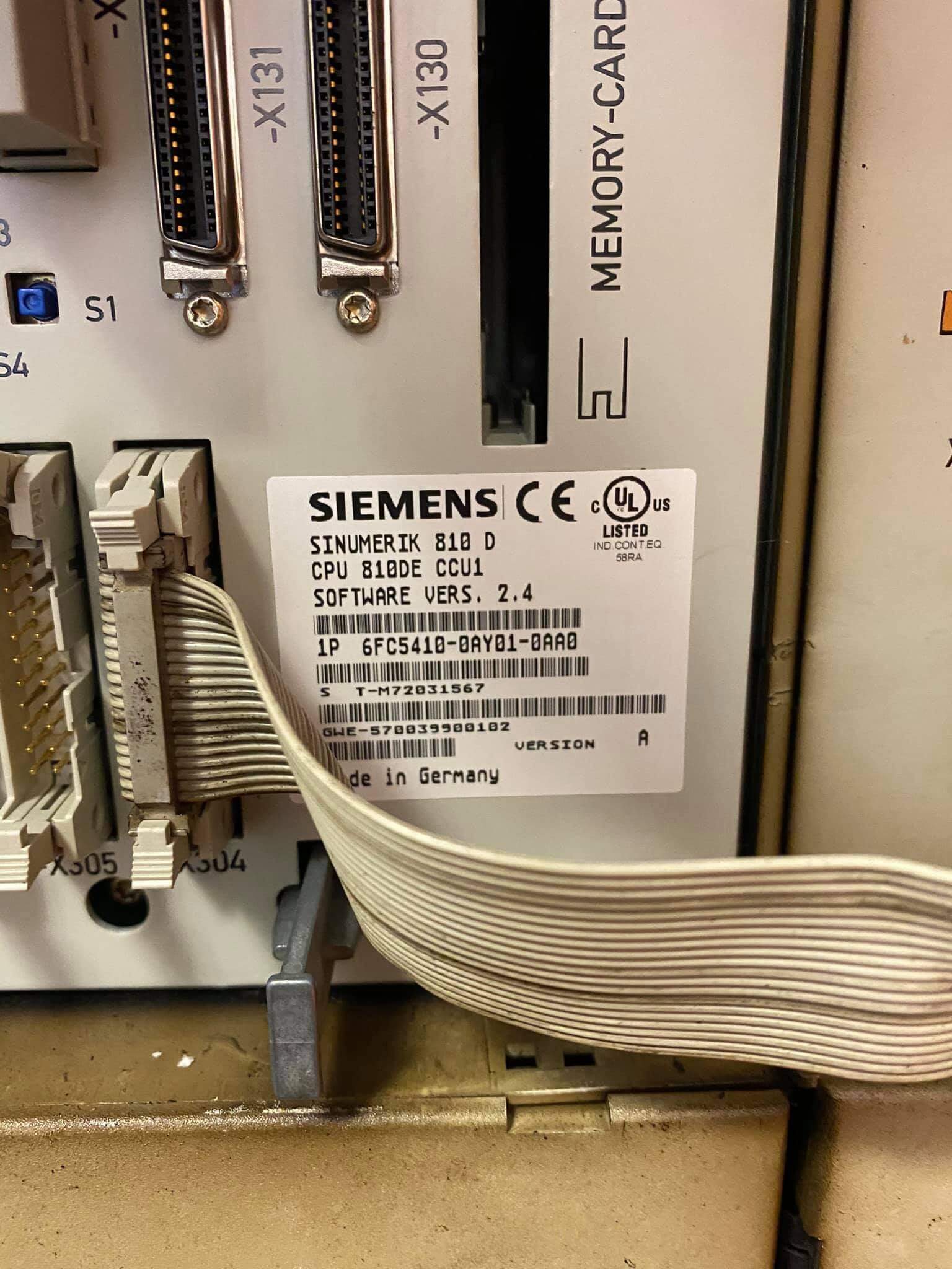 XYZ Vulcan with Siemens 810D control