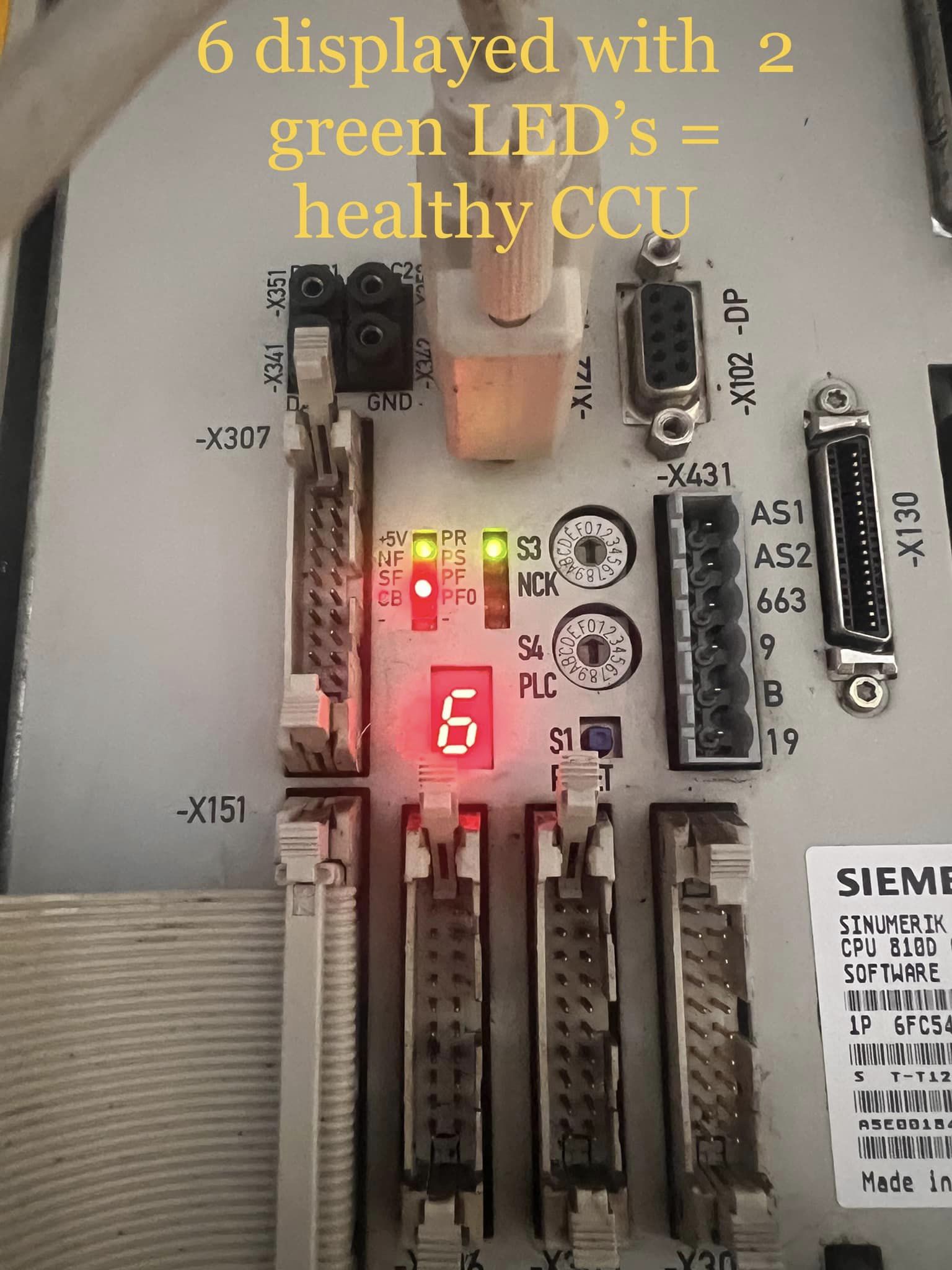 Failure of CCU3 / CCU3.4