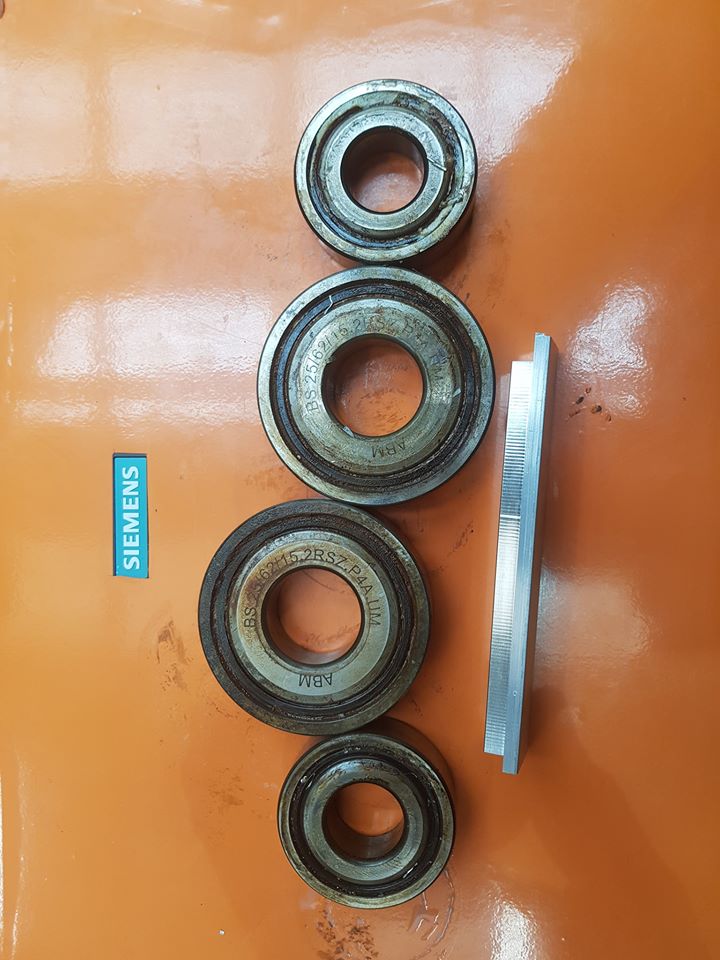 Bearings replaced